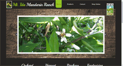 Desktop Screenshot of holidaymandarins.com