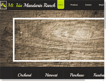 Tablet Screenshot of holidaymandarins.com